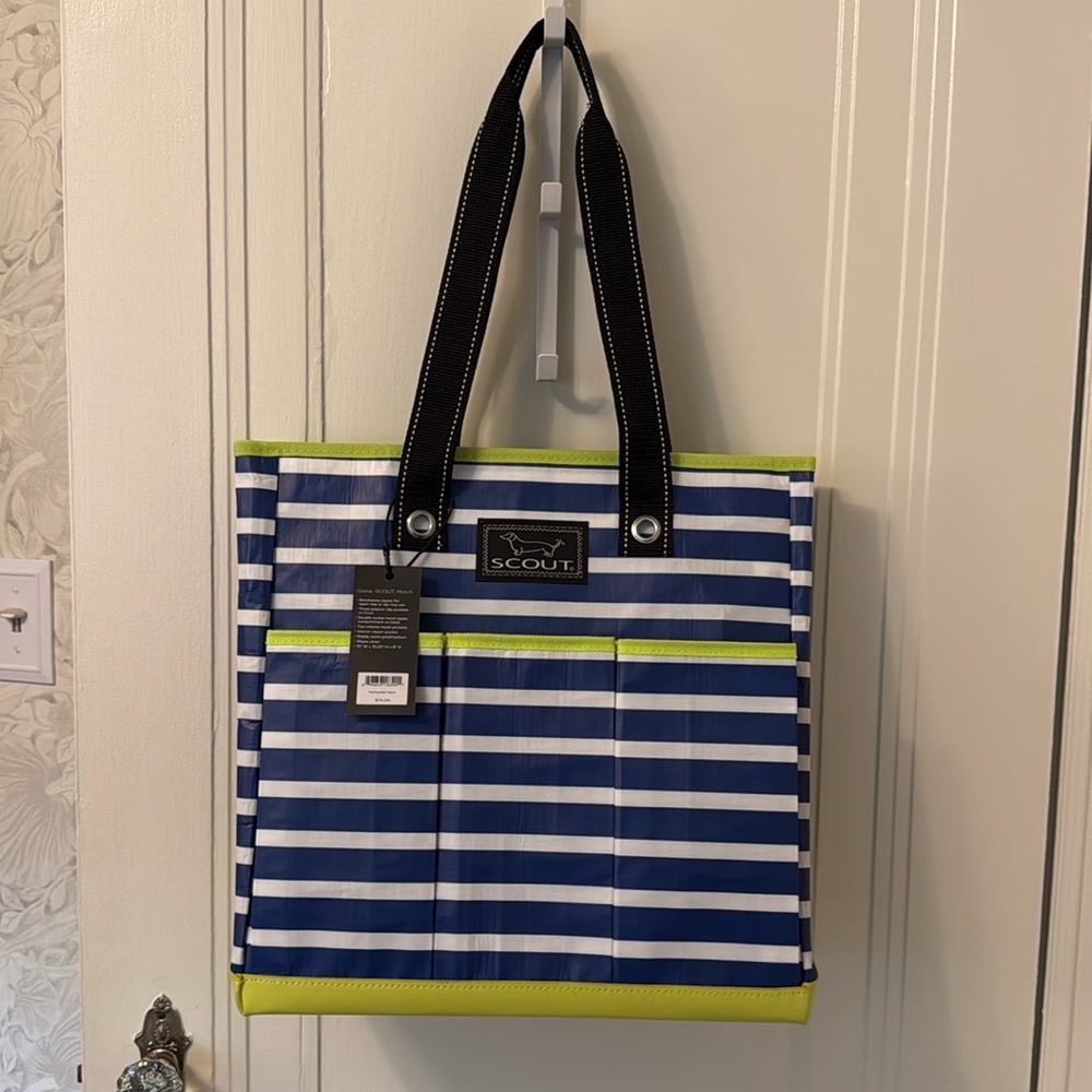 NWT Scout tennis bag.  “Overserved” 15”x15.25x6” D.